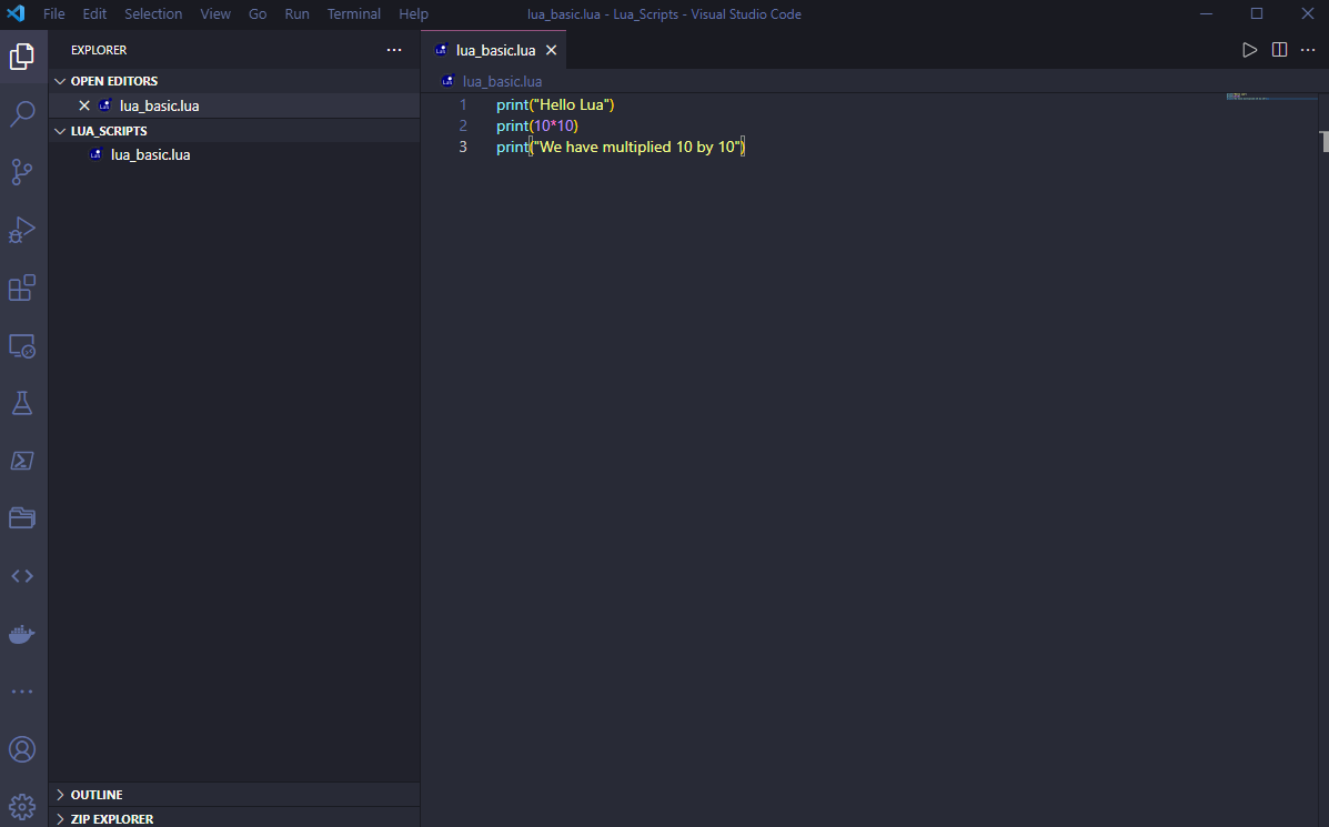 Lua Basic
