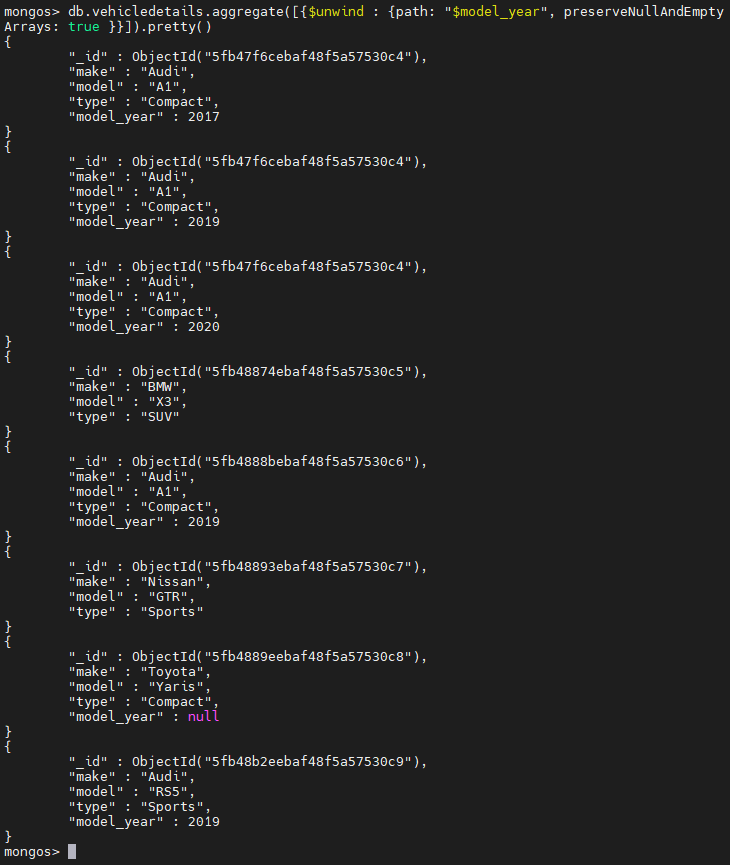 built-in roles mongodb