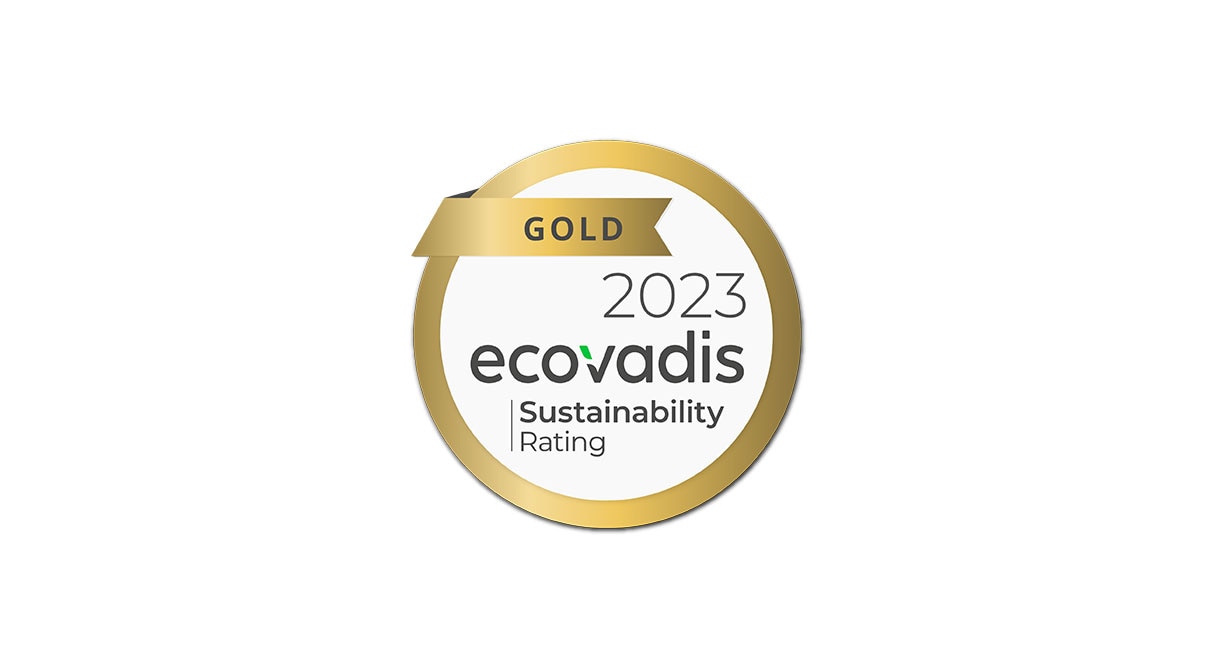 2022 EcoVadis Gold Sustainability Rating