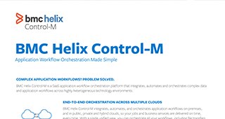 Datasheet: BMC Helix Control-M