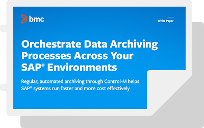 Orchestrate Data Archiving Processes Across Your SAP