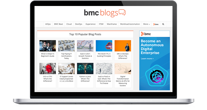 Subscribe to the BMC Blogs Newsletter