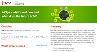 AIOps – What’s Real Now and What Does the Future Hold?（AIOps - 如今的现状如何？未来会如何？）