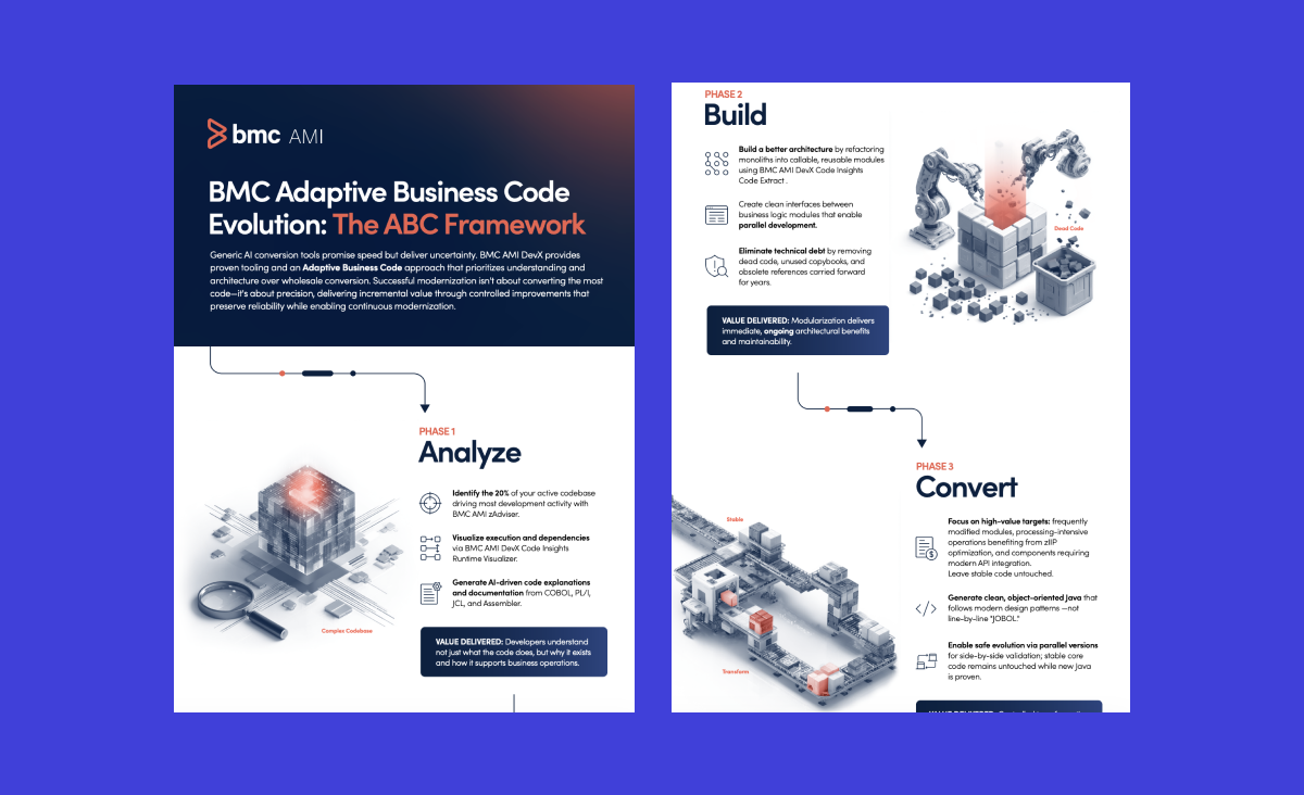 BMC Adaptive Business Code Evolution: The ABC Framework