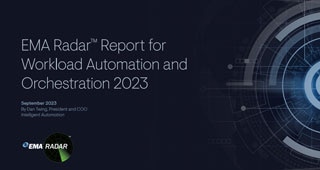 Analyst research: Enterprise Management Associates: 2023 Workload Automation Radar Report