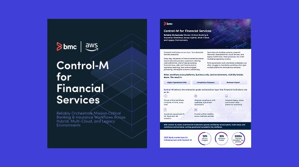 Control-M for Financial Services Brochure