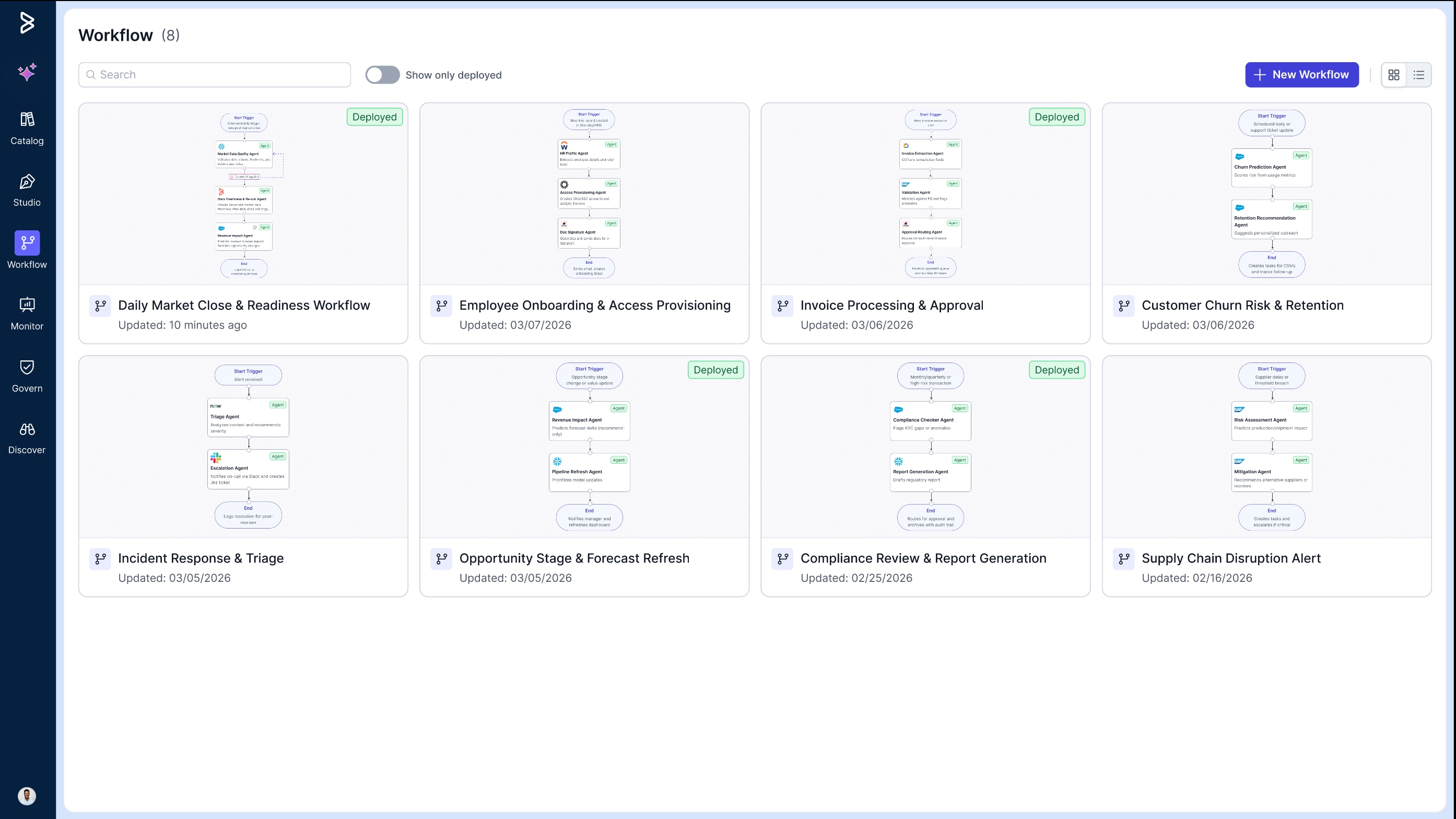 Agent Registry & Catalog